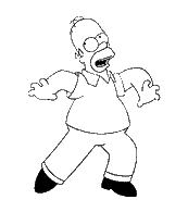 coloriage homer simpson